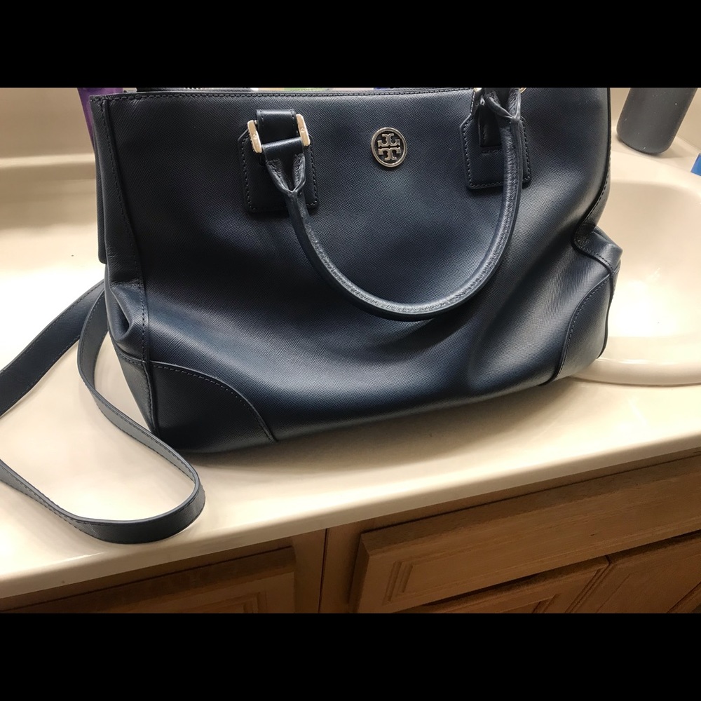 Authentic Tory Burch Robinson Double Zip Tote